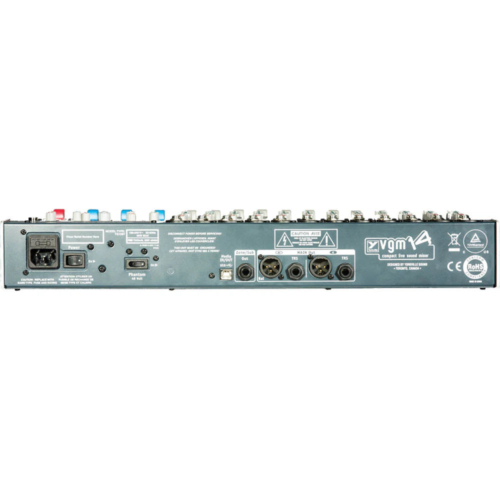 Yorkville-Channel Compact Desk Mixer-VGM14