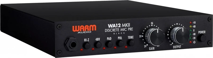 Warm Audio WA12-MK2-BLACK - Discreet Mic Pre Amp