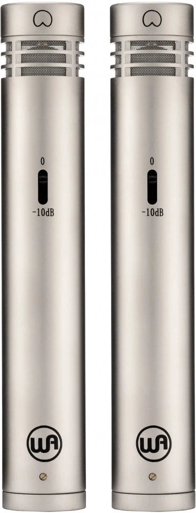 Warm Audio WA84 Condenser FET microphones Nickle - Stereo Pair