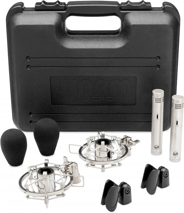 Warm Audio WA84 Condenser FET microphones Nickle - Stereo Pair