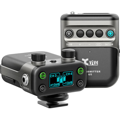 Xvive-Camera-Mount Digital Wireless Omni Lavalier Microphone System-XVIVE-U5