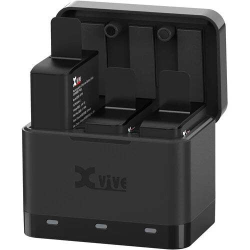 Xvive-Battery Charger Case with Three Batteries-XVIVE-U5C