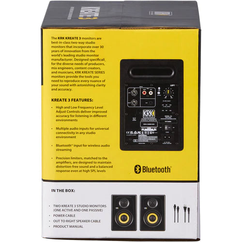 KRK-Two-Way Studio Reference Monitor-K3-NA