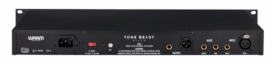 Warm Audio TB12-BLACK - The New Look Tone Beast Mic Pre Amp