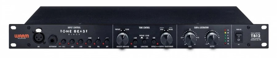 Warm Audio TB12-BLACK - The New Look Tone Beast Mic Pre Amp