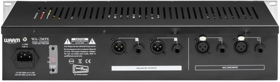 Warm Audio WA-2MPX - Dual Channel Microphone Pre Amp