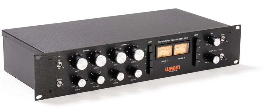 Warm Audio WA76-D2 - Dual-Channel Discrete Analog FET Compressor