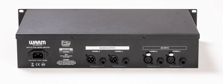 Warm Audio WA76-D2 - Dual-Channel Discrete Analog FET Compressor