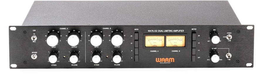 Warm Audio WA76-D2 - Dual-Channel Discrete Analog FET Compressor