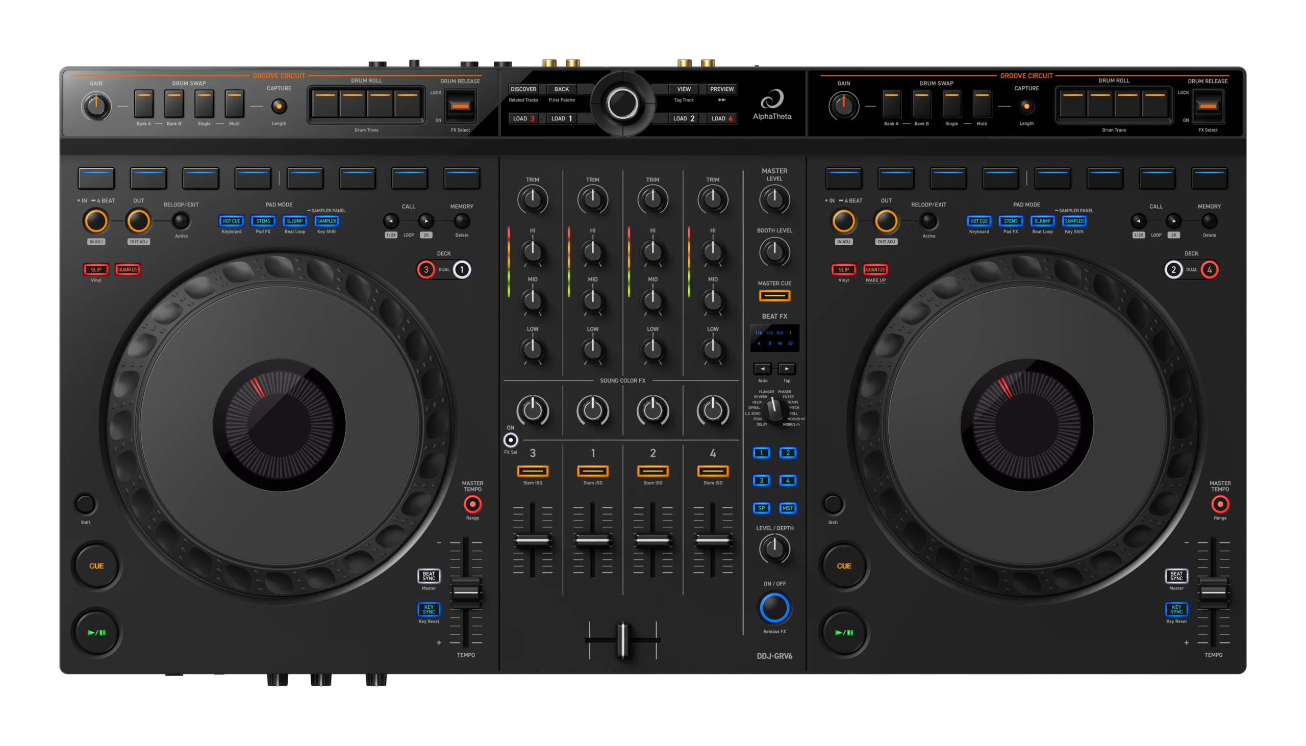 Pioneer DJ / Alpha Theta-DDJ-GRV6