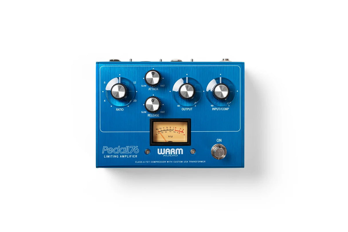 Warm Audio WA-76PB Analog Transformer-Balanced FET Compressor Pedal - Blue