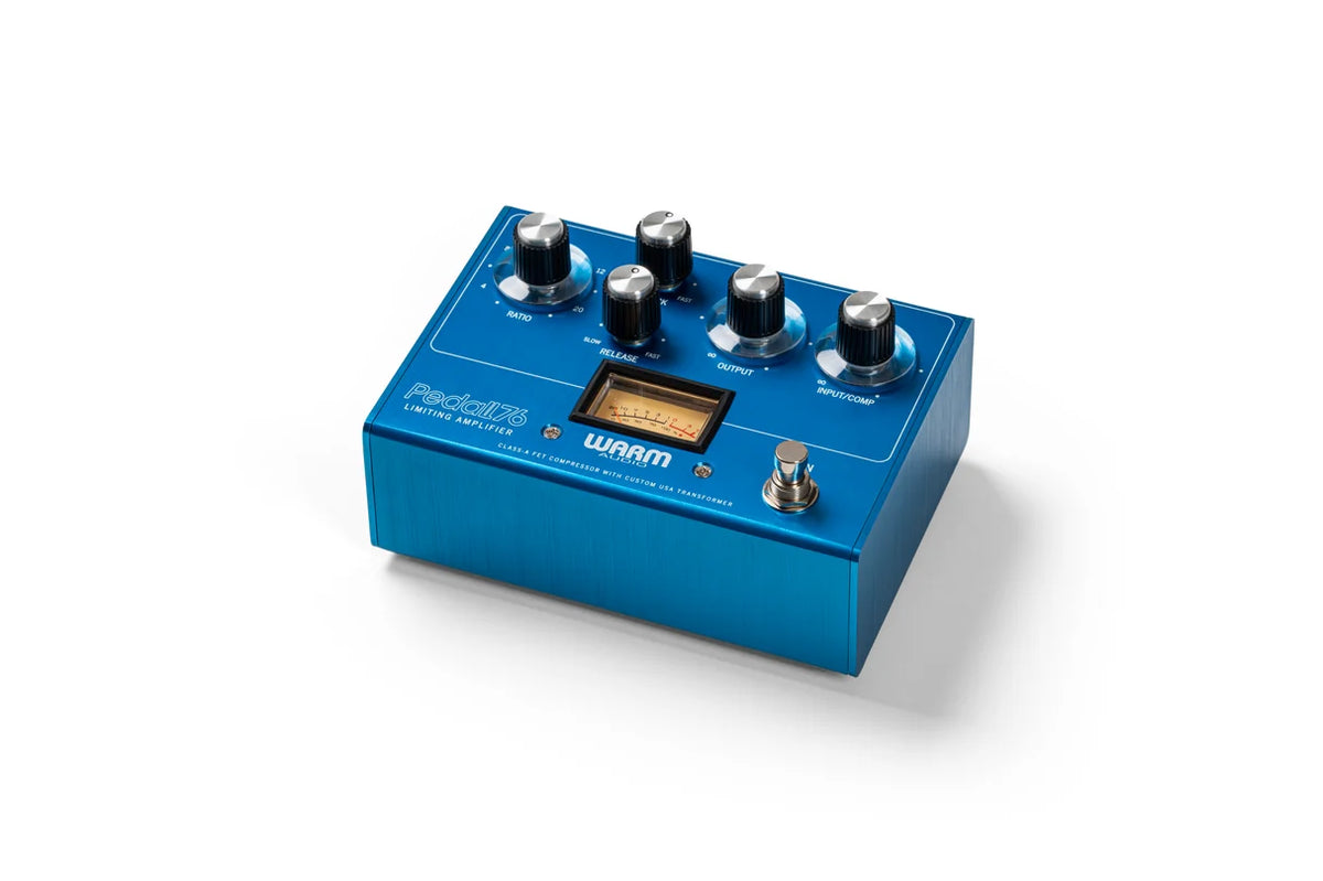 Warm Audio WA-76PB Analog Transformer-Balanced FET Compressor Pedal - Blue