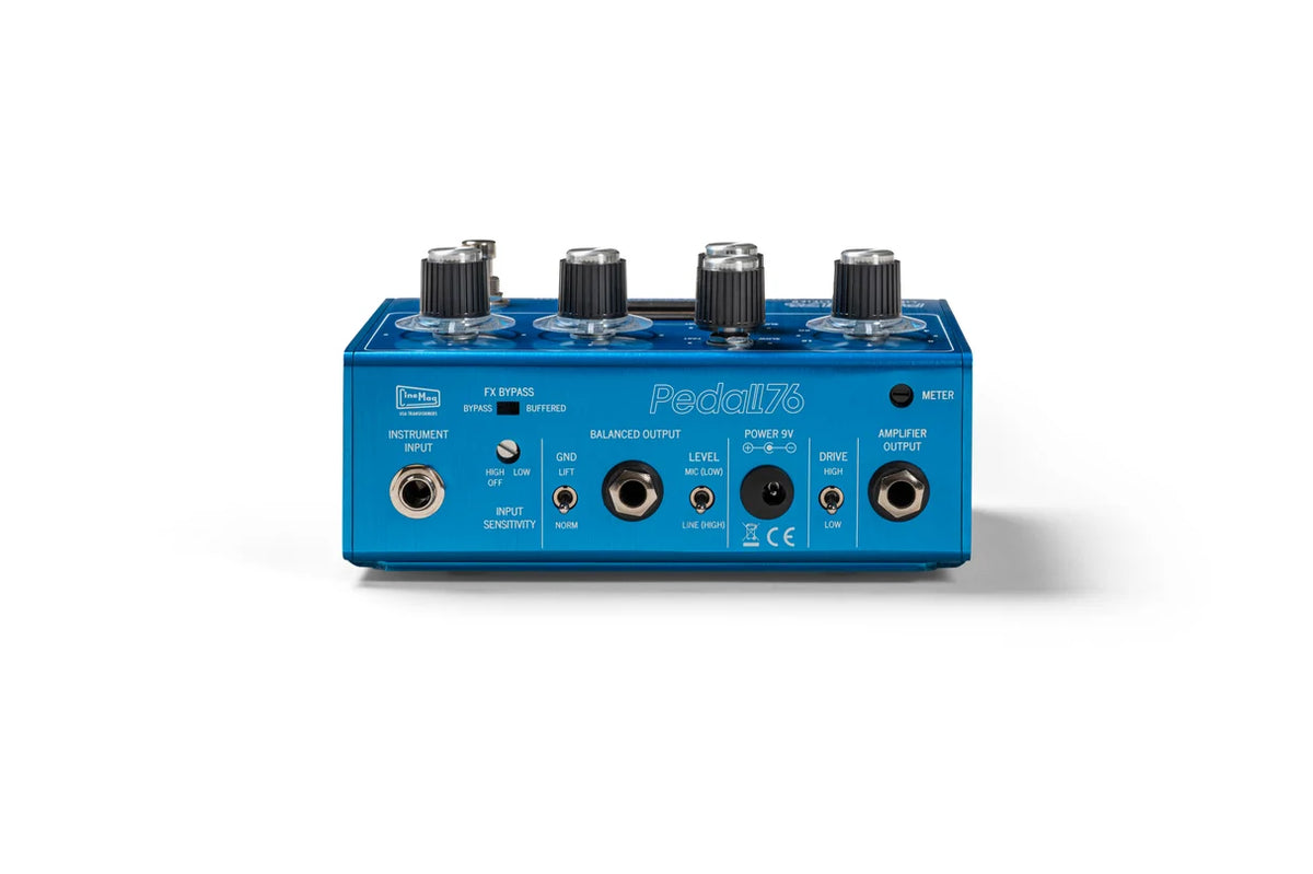 Warm Audio WA-76PB Analog Transformer-Balanced FET Compressor Pedal - Blue