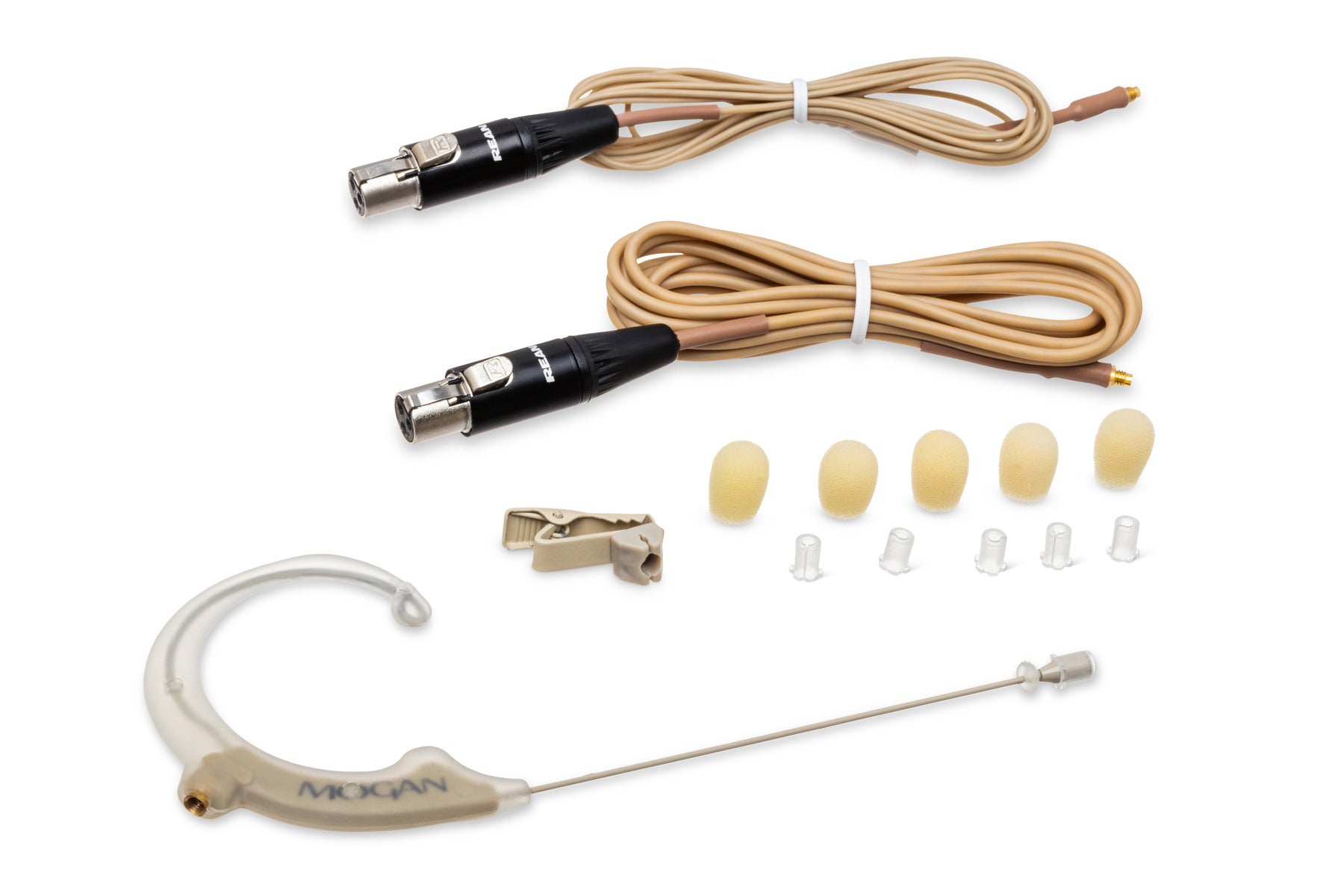 Hosa-Mogan Elite Omni Earset, Beige, Shure-EXO-BG-SH