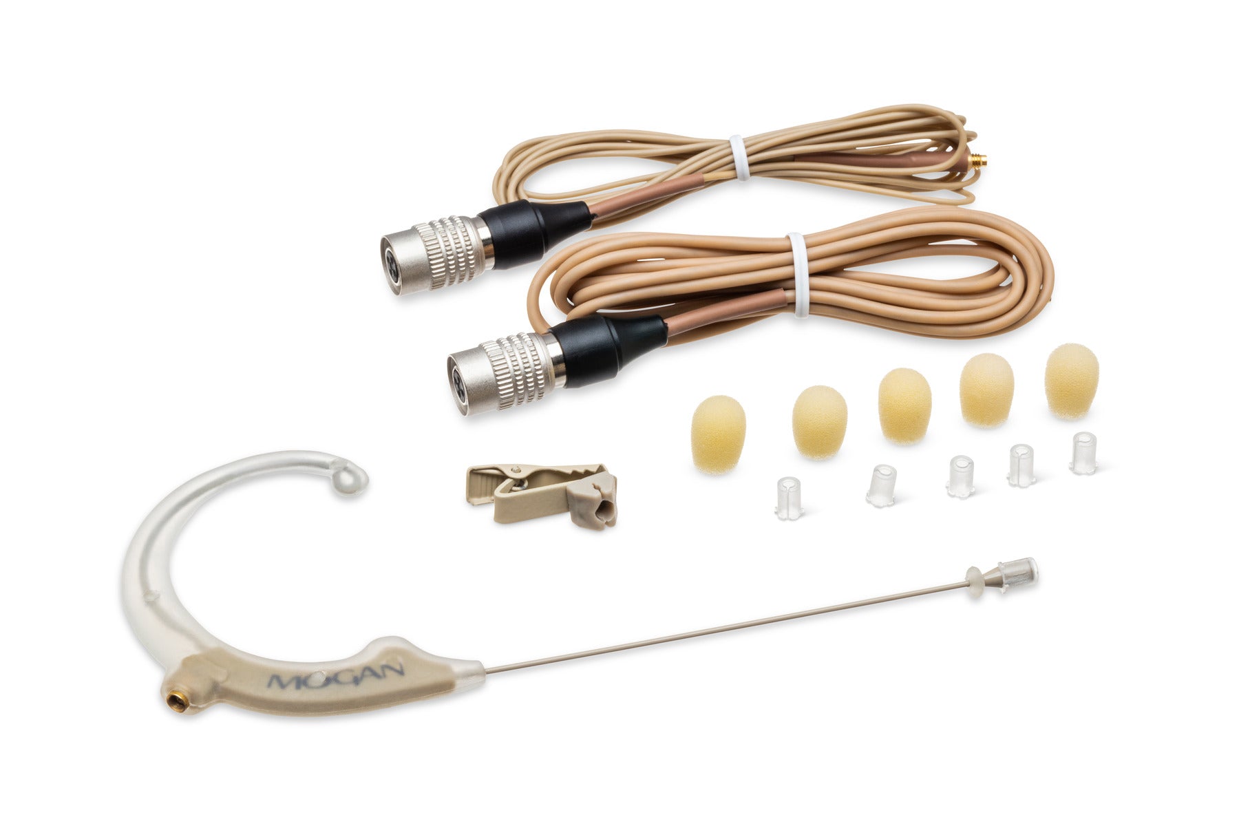 Hosa-Mogan Elite Omni Earset, Beige, Shure-EXO-BG-SH