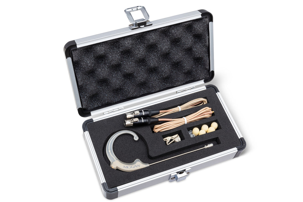 Hosa-Mogan Elite Omni Earset, Beige, Shure-EXO-BG-SH