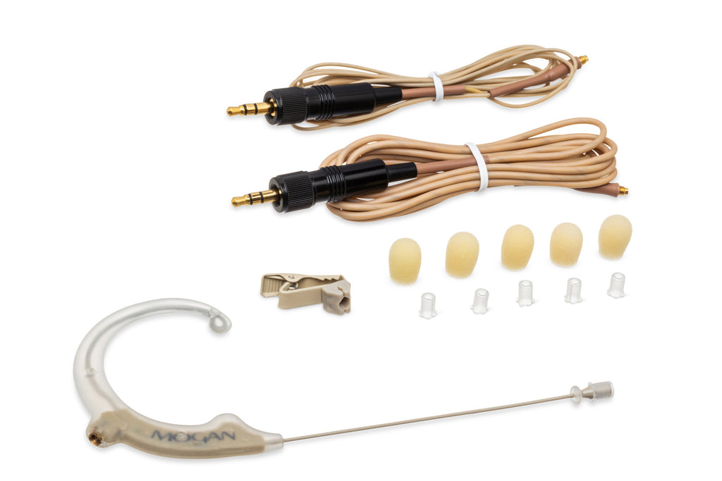 Hosa-Mogan Elite Omni Earset, Beige, Shure-EXO-BG-SH