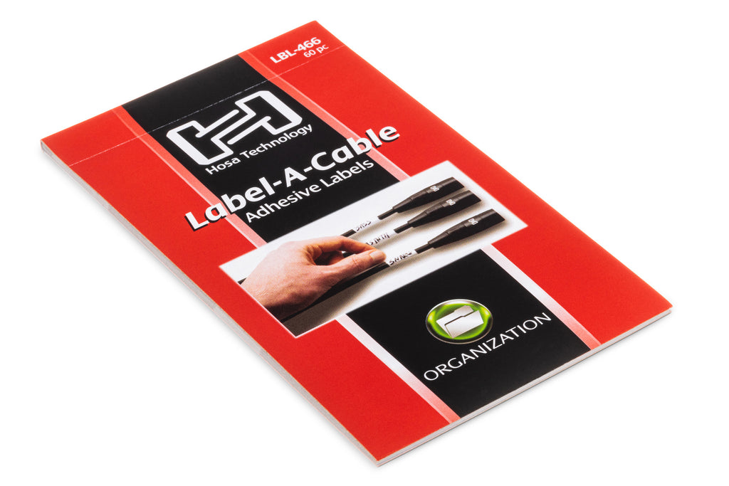 Hosa-Label-A-Cable Cable Labels-LBL-466