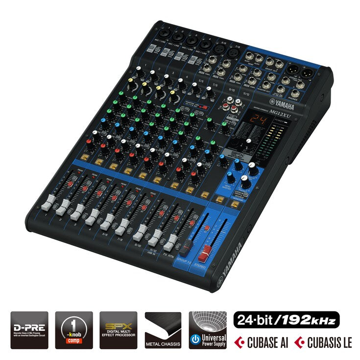 Yamaha MG12XU 12 Channel Mixing Console