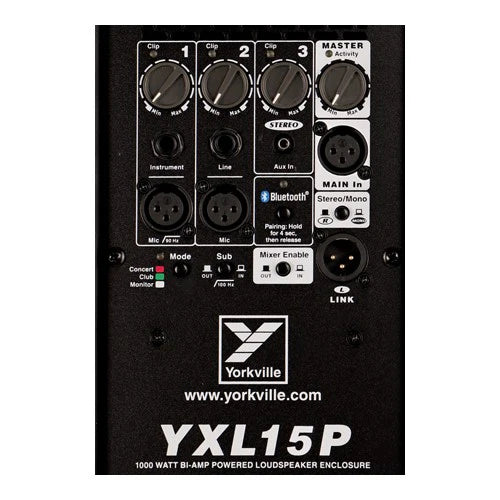 Yorkville-Powered Full Range Loudspeaker-YXL15P