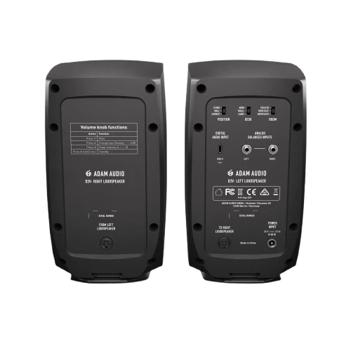 ADAM-Desktop Monitors-AD-D3V/BLK