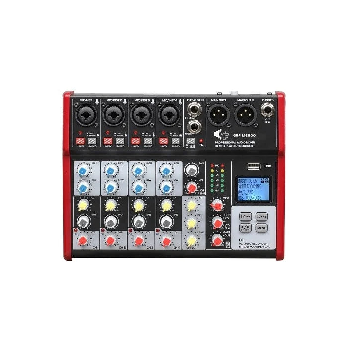 Groove Factory ME600/FX/BT/MP3 6-channels mixer