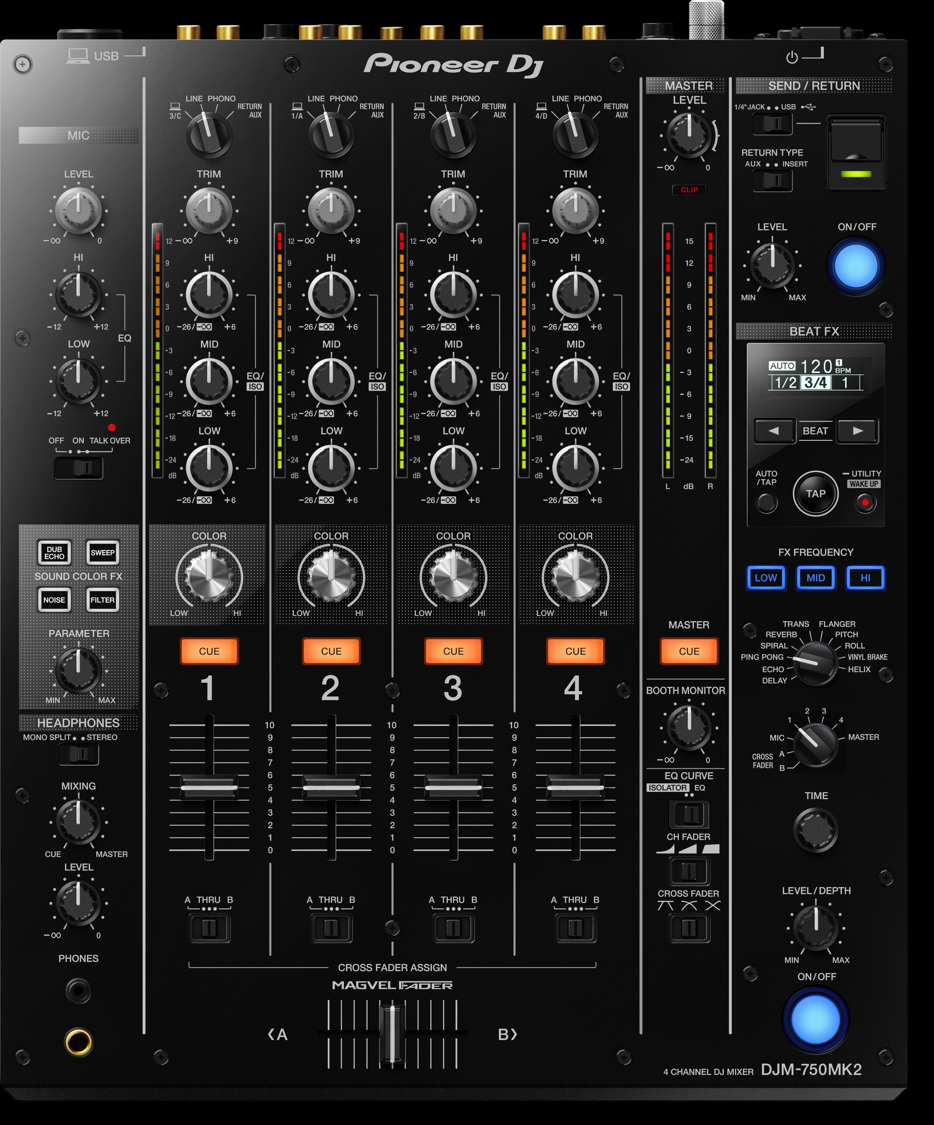 Pioneer DJ / Alpha Theta-DJM-750MK2