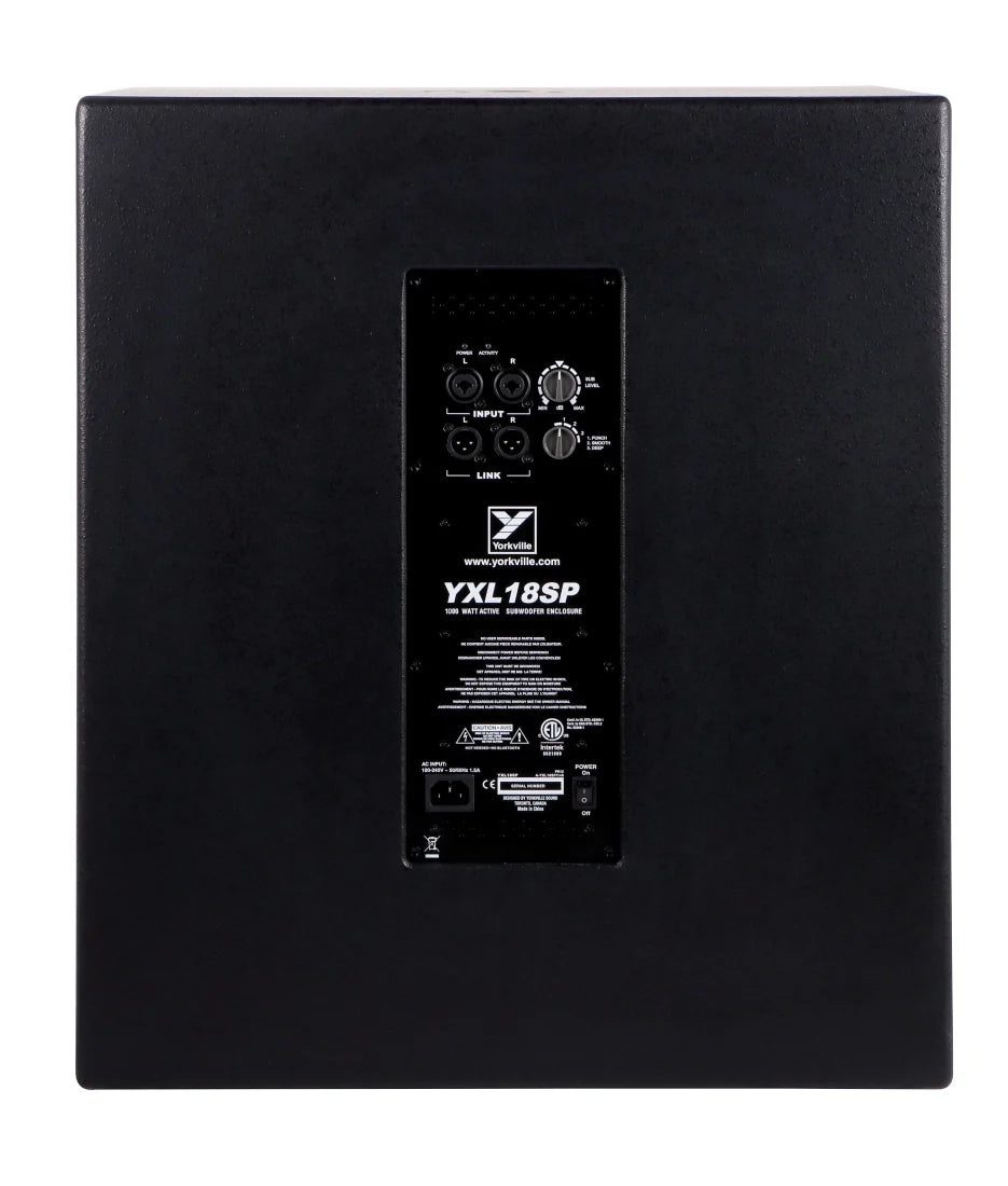 Yorkville-Powered Subwoofer-YXL18SP