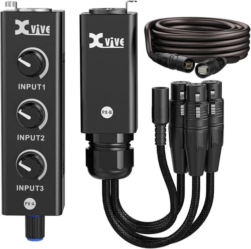 Xvive-Portable 3 Channel Personal Mix Set-XVIVE-PX