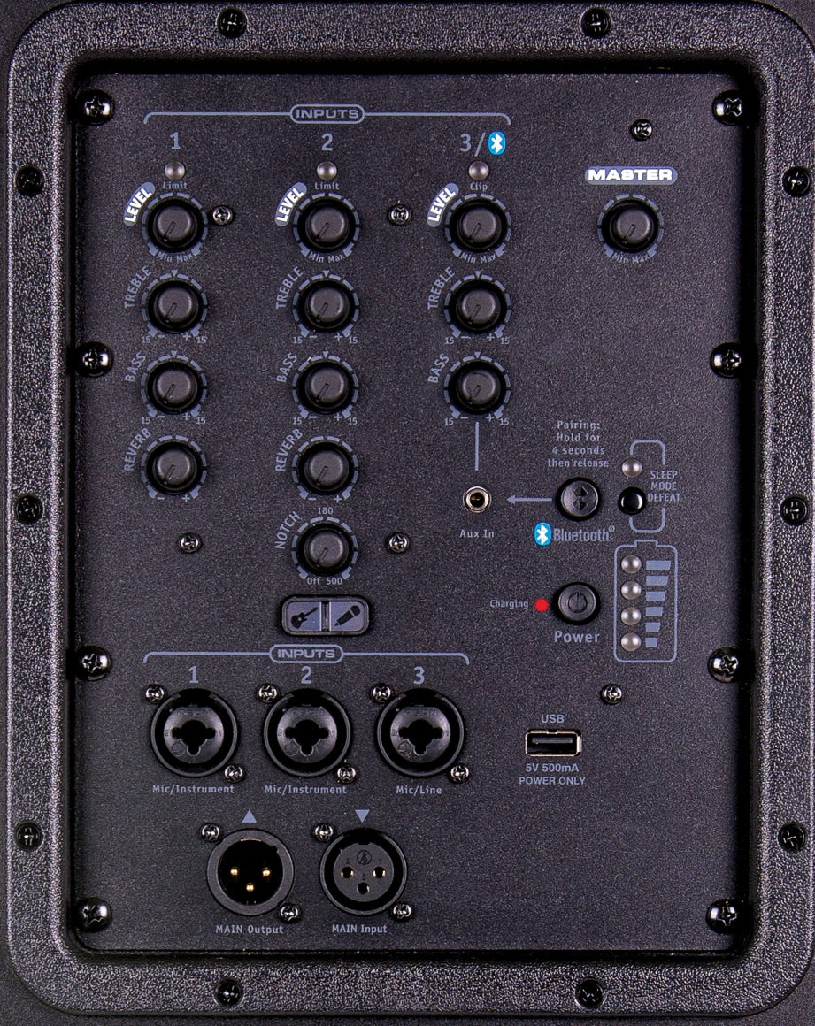 YSL-Yorkville Battery-Powered PA Speaker-EXMPRO12