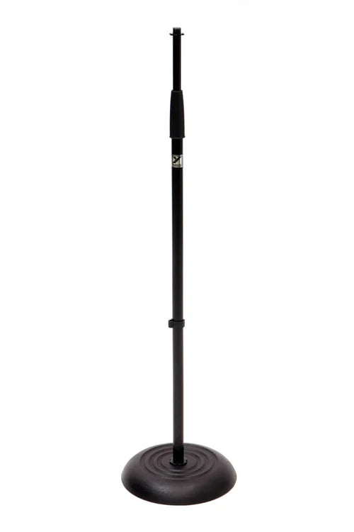 Yorkville-Stand Black Straight Microphone Stand With Round Base-MS-603B