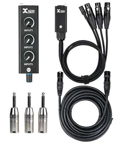 Xvive-Portable 3 Channel Personal Mix Set-XVIVE-PX