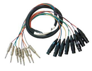 Yorkville-XLR-F Fan Snake-PC-10STX8F