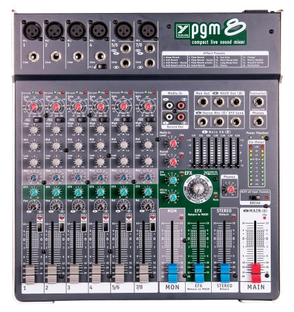 Yorkville PGM8  8 Channel  Mixer