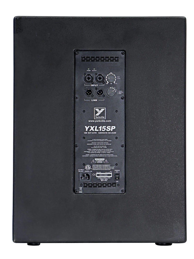 Yorkville-Powered Subwoofer-YXL15SP